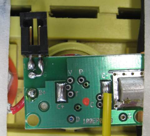 Connector on cell board